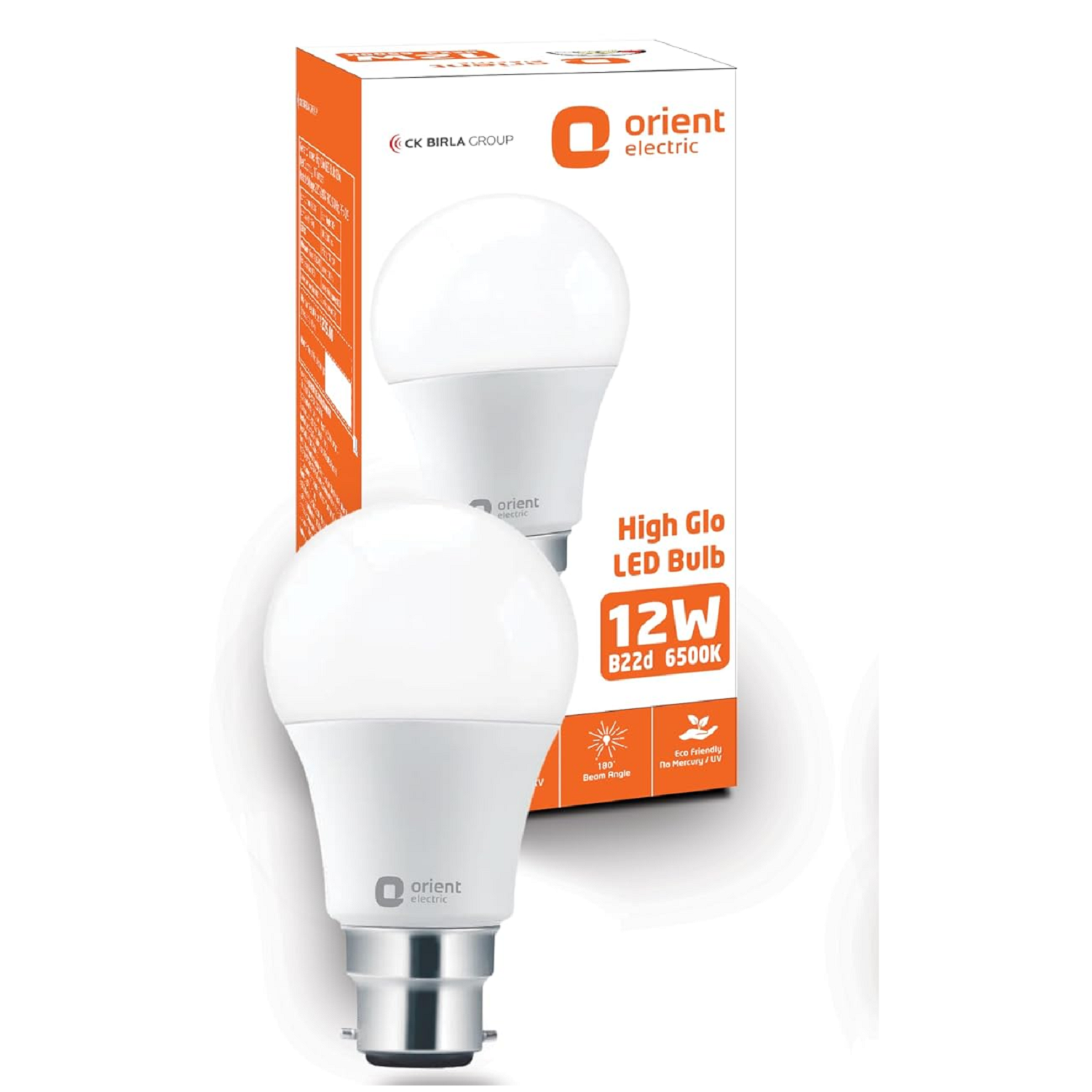 Orient 12W Emergency LED Bulb ,rechargebale inverter led bulb(Cool white)